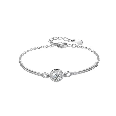 【#Y85】(Blair)925 SterlingSilver Synthetic Moissanite Bracelet