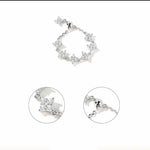 【#H282】(Gwen) 925 Sterling Silver Synthetic Moissanite Ring