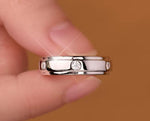 【#H284】(Ginny) 925 Sterling Silver Synthetic Moissanite Ring