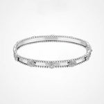 【#H290】(Wynelle) 925 Sterling Silver Synthetic Moissanite Bracelet