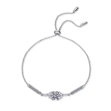 【#Y124】(Hannah)925 SterlingSilver Synthetic Moissanite Bracelet