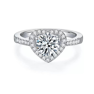 【#Y58】(Jadyn) 925 Sterling Silver Synthetic Moissanite Ring