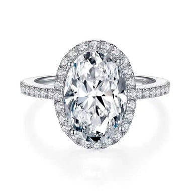 【#Y120】 (Muse) 925 Sterling Silver Synthetic Moissanite Ring