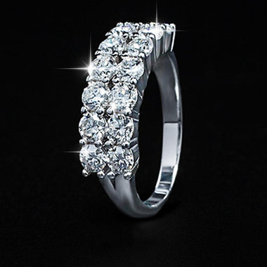 【#Y115】 (Gaia) 925 Sterling Silver Synthetic Moissanite rings