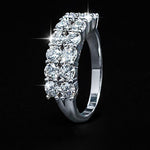 【#Y115】 (Gaia) 925 Sterling Silver Synthetic Moissanite rings