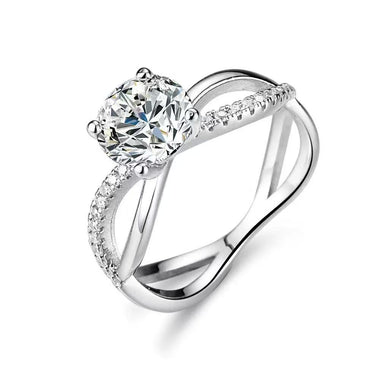 【#Y117】（Van）925 Sterling Silver Synthetic Moissanite rings