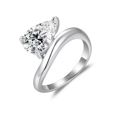 【#Y121】 (Fred) 925 Sterling Silver Synthetic Moissanite rings
