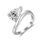 【#Y121】 (Fred) 925 Sterling Silver Synthetic Moissanite rings
