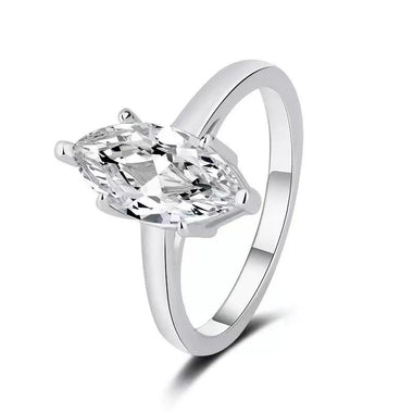 【#Y123】(Sage)925 Sterling Silver Synthetic Moissanite Ring