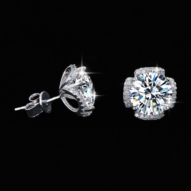 【#Y125】（Ruth）925 Sterling Silver Synthetic Moissanite rings