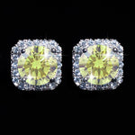【#Y126】(Alma)925 Sterling Silver Synthetic Moissanite earrings