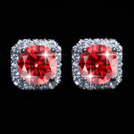 【#Y126】(Alma)925 Sterling Silver Synthetic Moissanite earrings