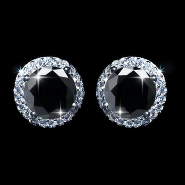【#Y127】(Terry)925 Sterling Silver Synthetic Moissanite earrings