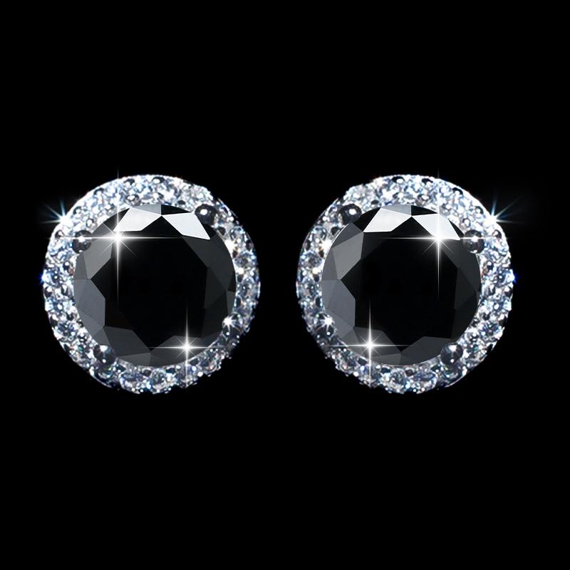 【#Y127】(Terry)925 Sterling Silver Synthetic Moissanite earrings