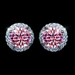 【#Y127】(Terry)925 Sterling Silver Synthetic Moissanite earrings