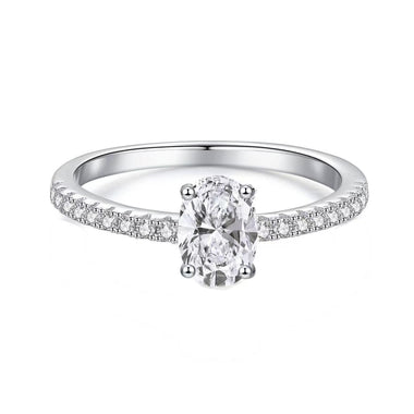 【#Y130】 (Ashley) 925 Sterling Silver Synthetic Moissanite rings