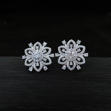 【#Y74】(Talia)925Sterling Silver Synthetic Moissanite earrings