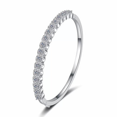 【#Y80】(Portia)925 Sterling Silver Synthetic Moissanite bracelet