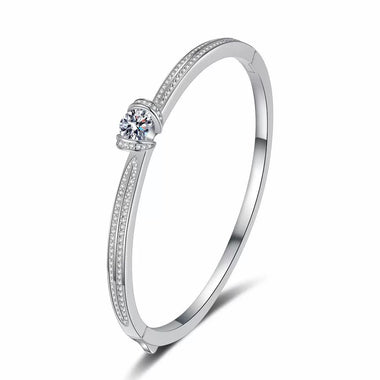 【#Y81】(Wren)925 Sterling Silver Synthetic Moissanite bracelet