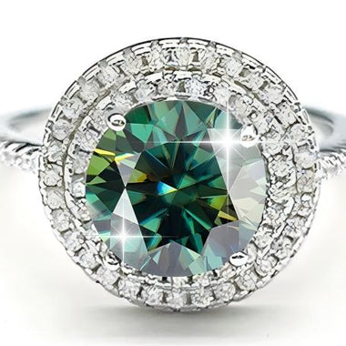 【#Y98】(Zames) 925 Sterling Silver Synthetic Moissanite rings