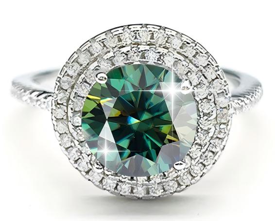 【#Y98】(Zames) 925 Sterling Silver Synthetic Moissanite rings