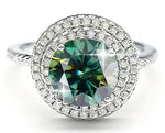 【#Y98】(Zames) 925 Sterling Silver Synthetic Moissanite rings