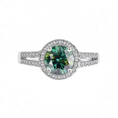 【#Y44】(Zeki) 925 Sterling Silver Synthetic Moissanite Ring