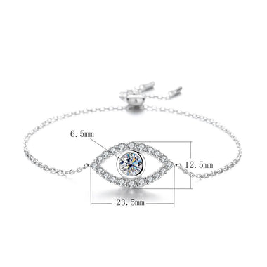 【#A543】(Kerwin)925 SterlingSilver Synthetic Moissanite bracelet