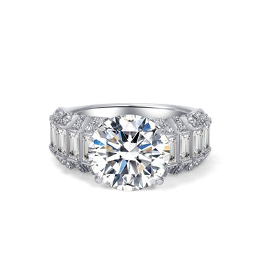 【#08】（Aurora）925 Sterling Silver Moissanite rings