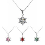 【#A537】(Carrier)925 Sterling Silver Synthetic Moissanite Necklace