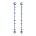 【#A540】(Hollis)925Sterling Silver Synthetic Moissanite earrings