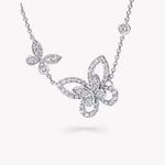 【#H217】(Eda)925 Sterling Silver Synthetic Moissanite Necklace