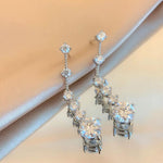 【#A538】(Cameron)925Sterling Silver Synthetic Moissanite earrings