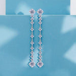 【#A540】(Hollis)925Sterling Silver Synthetic Moissanite earrings