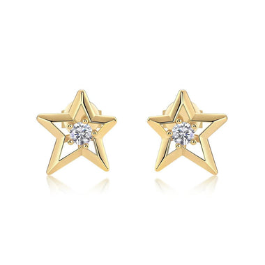 【#42】(Lila)925Sterling Silver Synthetic Moissanite earrings