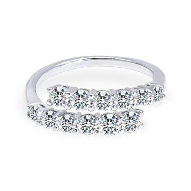 【#34】(Jane) 925 Sterling Silver Synthetic Moissanite rings